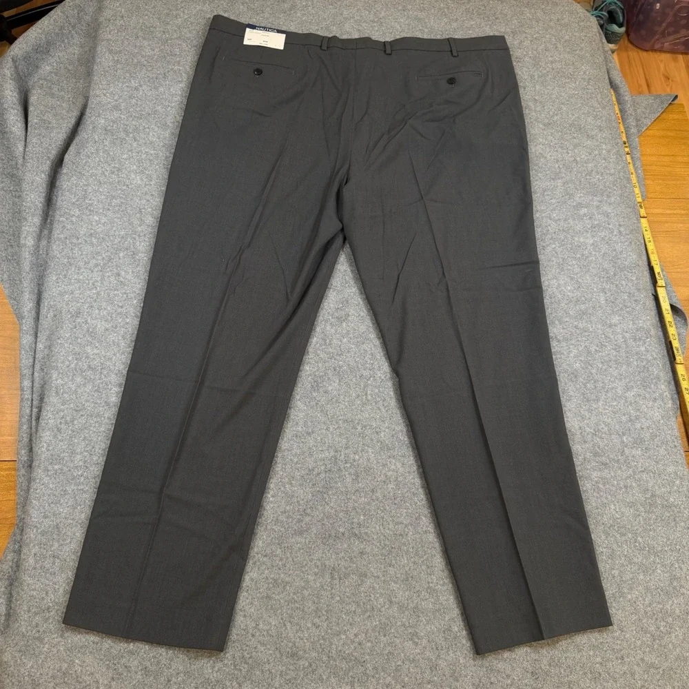 Nautica Mens 54R W48 Charcoal Gray 2-Piece Modern Fit Bi-Stretch Suit NA000276
